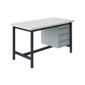 Ergonomiczny stół roboczy przemysłowy PTH 500 kg model Szary Antracyt