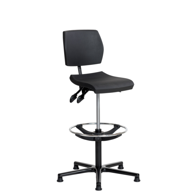 Krzesło przemysłowe ergonomiczne ERGOSLIM do mebli warsztatowych