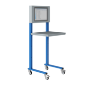Open computerstand Industrial blue Open computerstand Industrial blue