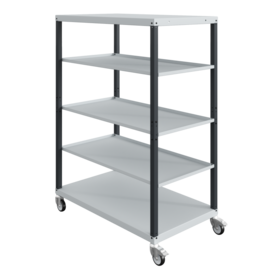 Workshop trolley CAR with trays 5 Grey Antracite