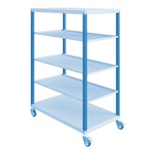 Workshop trolley CAR with trays 5 Blue Industrial Workshop trolley CAR with trays 5 Blue Industrial