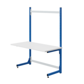 Ergonomic worktable ECOLOG model 150 kg Grey Anthracite