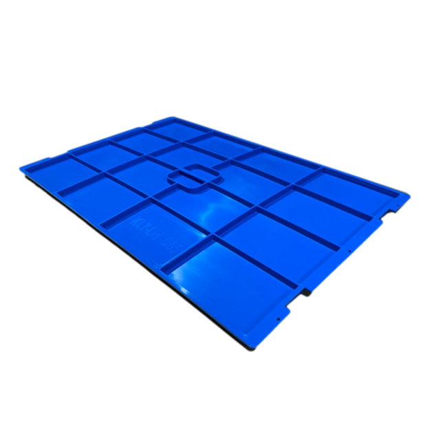 Pokrywa do skrzynki plastikowej EURO niebieska KLT R-KLT RL-KLT 60x40x2 cm Eurobox