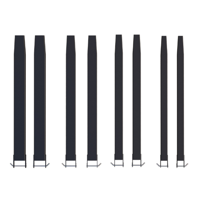 Forks extenders sleeves 1600mm for forklift with security pin