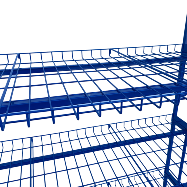 Mesh Trolley  Order Picking Mesh Shelf Trolley Rollcontainer for europbox e-commerce Mesh Trolley  Order Picking Mesh Shelf Trolley Rollcontainer for europbox e-commerce