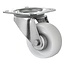 CASCOO Swivel wheel Nylon Polypropylene white 80 mm diameter 80 kg load capacity