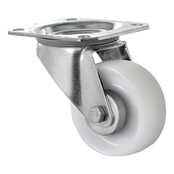Swivel wheel Polyamide A white 80 mm diameter 130 kg load capacity