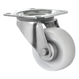 Swivel wheel 80mm 130kg Nylon Polyamide white