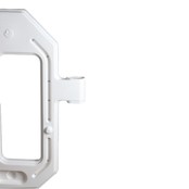 Barrier Fences 2000 x 1000 mm White - 15 pcs + transportation rack