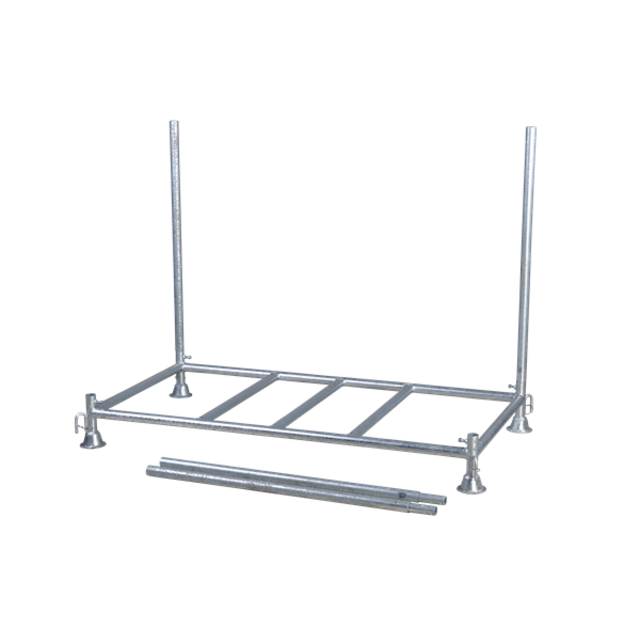 Barrier Fences 2000 x 1000 mm Yellow- 15 pcs + transportation rack