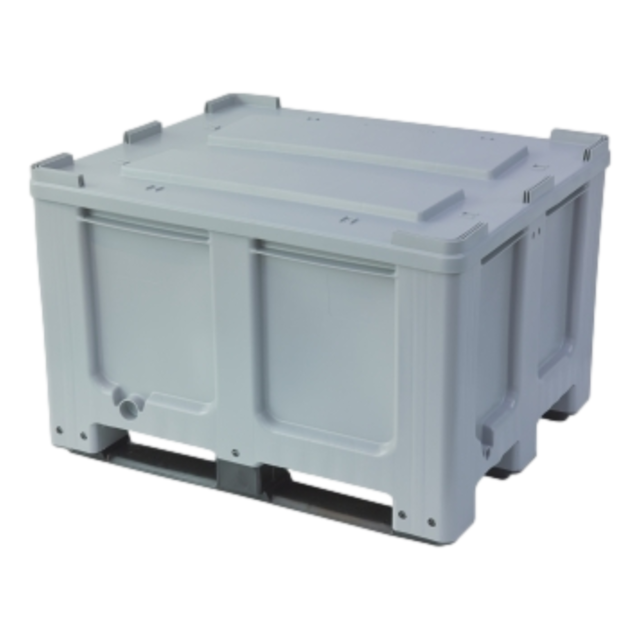 Big box plastic with closed walls 3 sledes