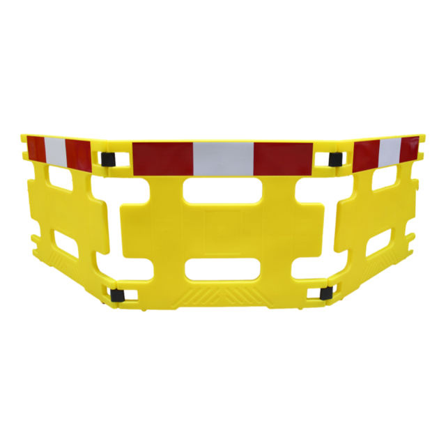 Quick Plastic Barrier Fences 3 pieces 3 meters Yellow