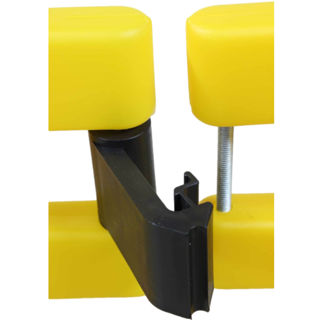 Quick Plastic Barrier Fences 3 pieces 3 meters Yellow
