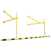 Height Restrictor safety and marking for parking yellow/black 2400mm