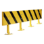 SalesBridges Guardrail safety protection with adjustable height 2400mm Yellopw/black