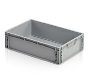 Skrzynka Plastikowa EURO 60x40x17 cm z zamknięte uchwyty Eurobox Skrzynka Plastikowa EURO 60x40x17 cm z zamknięte uchwyty Eurobox