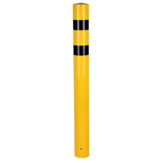 Impact protection steel bollard ø 159mm for setting in concrete