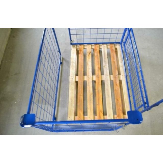 Nadstawka paletowa stalowa składane okno pośrodku wys.1200 mm na paletę euro