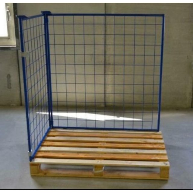 Nadstawka paletowa stalowa składane okno pośrodku wys.1200 mm na paletę euro