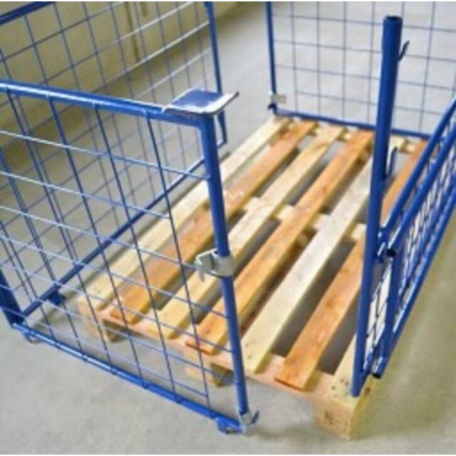 Nadstawka paletowa stalowa składane okno pośrodku wys.1200 mm na paletę euro