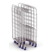 Nestable Roll Container with 4 sides