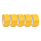 Floor marking band PVC adhesive tape 75mm Yellow 5 pieces