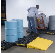 Ramp for Spill Container Retention Barrel Collection tray Low Line Pallet