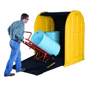 Ramp for Spill Container Retention Barrel Collection tray Low Line Pallet Ramp for Spill Container Retention Barrel Collection tray Low Line Pallet
