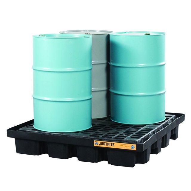 Spill Container 254L Retention Barrel Collection tray Low Line Pallet Spill Container 254L Retention Barrel Collection tray Low Line Pallet