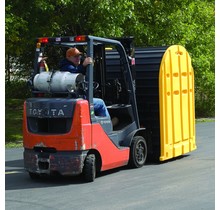 Outdoor barrel storage for 4 drums