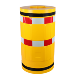 Polyethylene column protection Easy fix Ø 620 mm Round model, core 260 x  260 mm