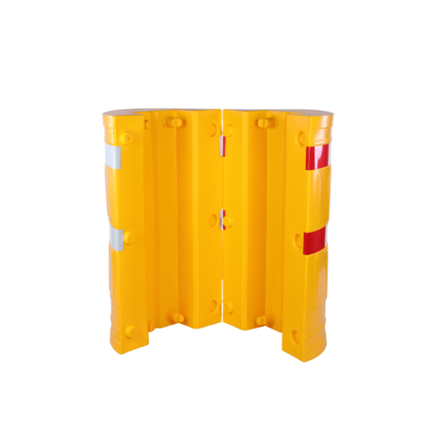 Odbojnica polietylenowa okrągła Łatwy montaż Ø 620 mm rdzeń 160 x 160 mm ochrona kolumn