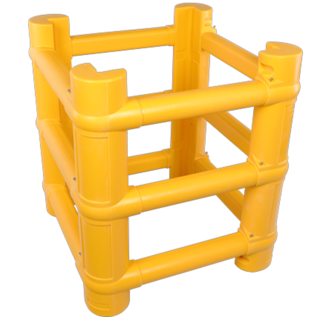 Modular polyethylene column protection 200 to 700 mm