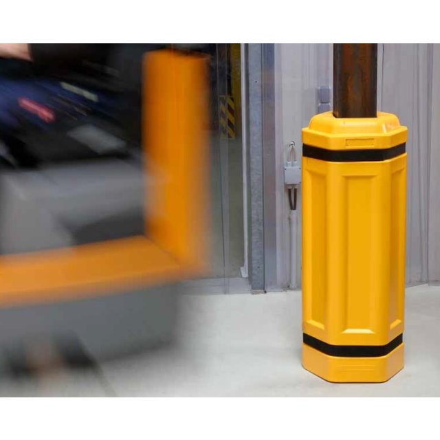 Polyethylene column protection 100x100mm Easy fix