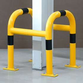 Steel column protection column collision protection