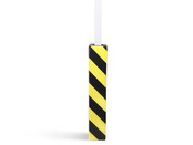 Collision protection posts column protection 100x100 PE, Black/Yellow