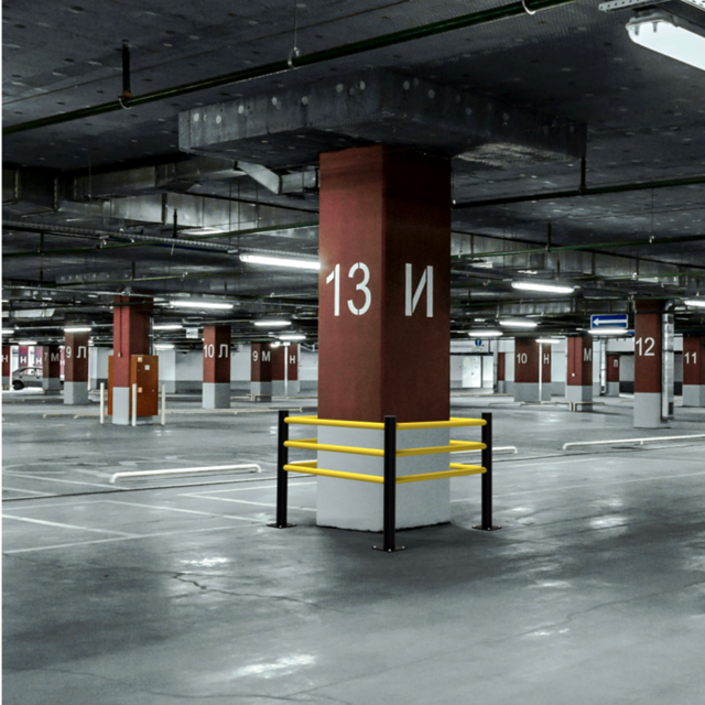 Traffic barrier COLUMN PROTECTOR 1755 x 1755 x 1216 mm