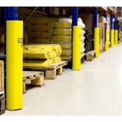 Traffic barrier PALLET RACK PROTECTION H100xW75-100mm