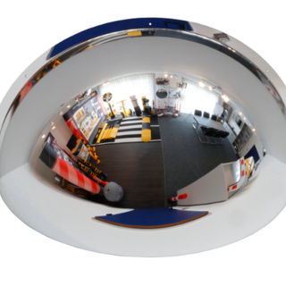 Safety Mirror 180° Dome Mirror 100 cm Observation mirror