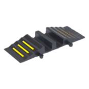 Mostek przejazdowy gumowy 75mm Ø 30cm Żółty Mostek przejazdowy gumowy 75mm Ø 30cm Żółty