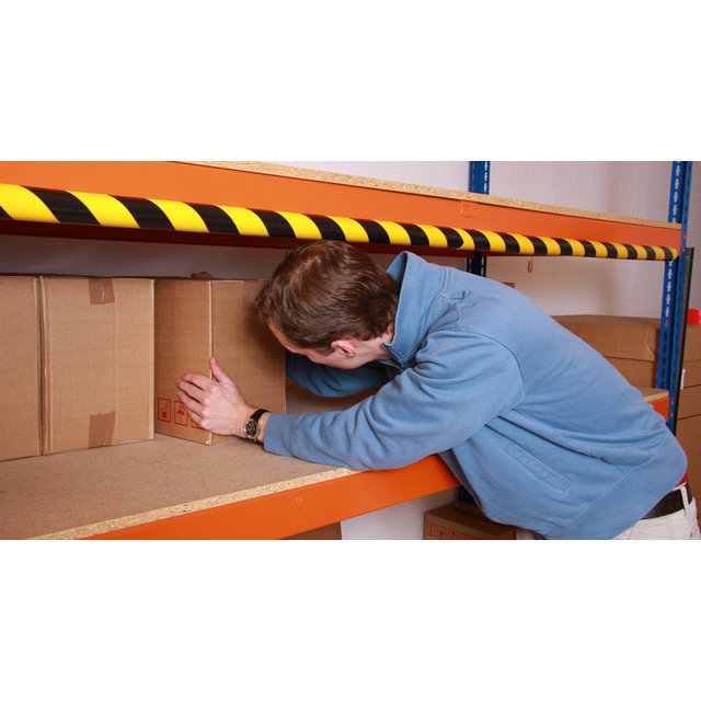 Edge protection Clip-On PU Foam Yellow/Black Corner protection Type B