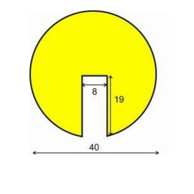 Profil ochronny Clip-On Pianka PU Żółto-czarna Ochrona narożników Typ B