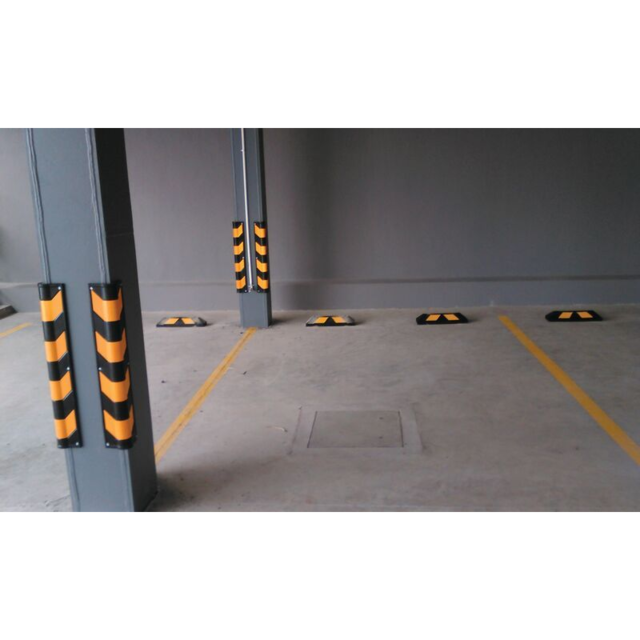 Mini safe parking stop 55cm parkstop vehicle wheel park