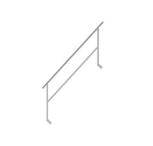 Scaffolding aluminum internal stair railing