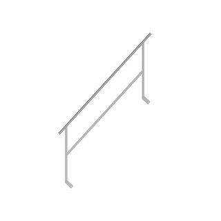 Scaffolding aluminum internal stair railing