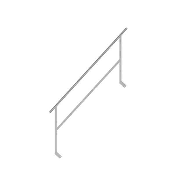 Scaffolding aluminum internal stair railing