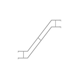 Scaffolding  aluminum exterior stair railings 307