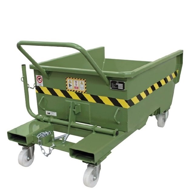 Chip Container 300L Tipper Container LT-model for forklift Chip Container 300L Tipper Container LT-model for forklift