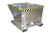 Chip Container Galvanized EXPM 225L Mini Tipper Container with Rollover System