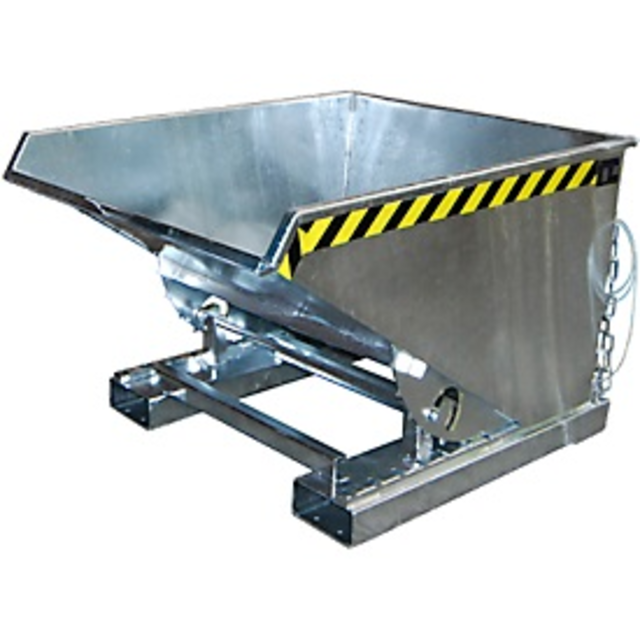 Chip Container Galvanized EXP 900L Tipper Container with Rollover System Chip Container Galvanized EXP 900L Tipper Container with Rollover System